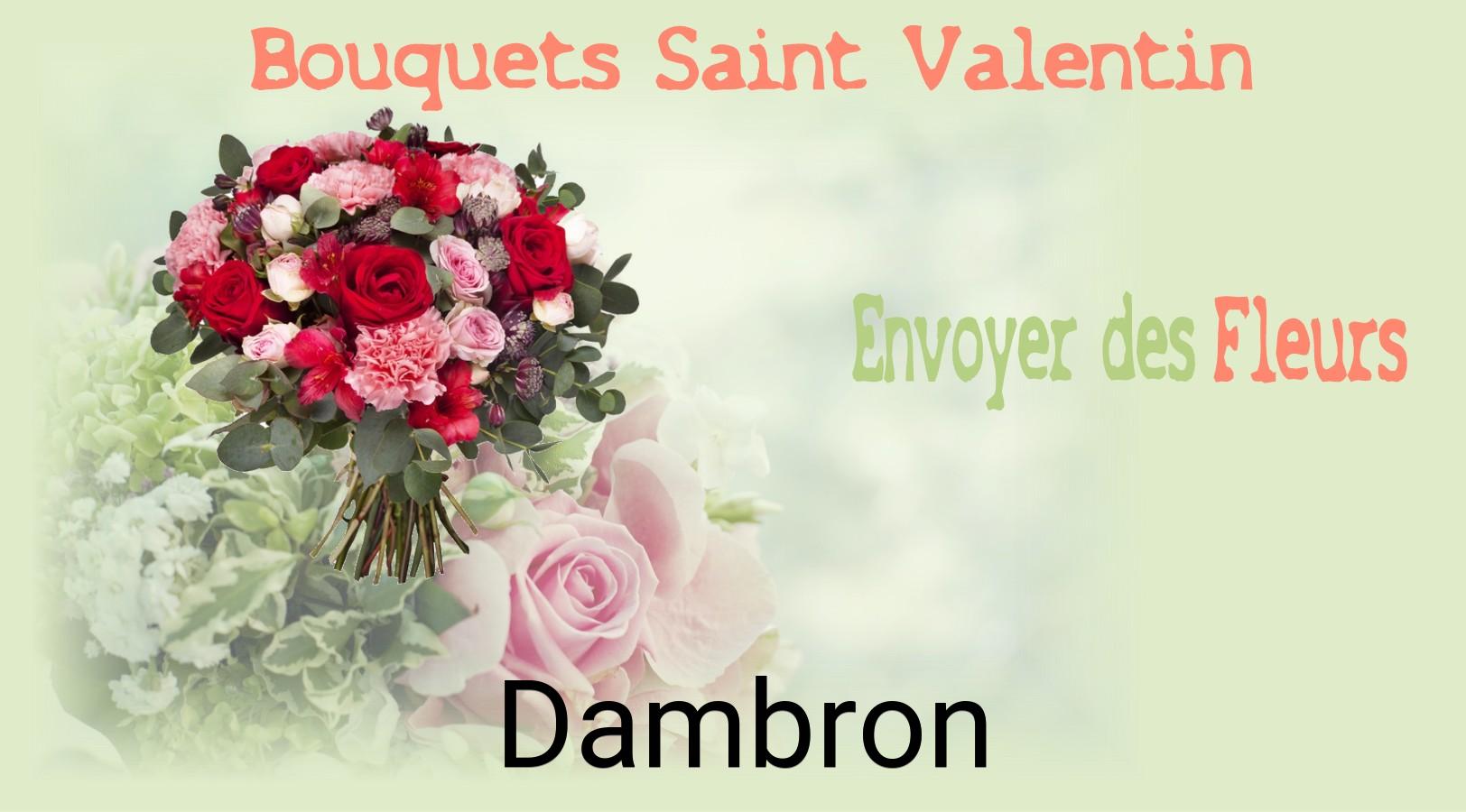 Roses de Saint-Valentin livrées à Dambron